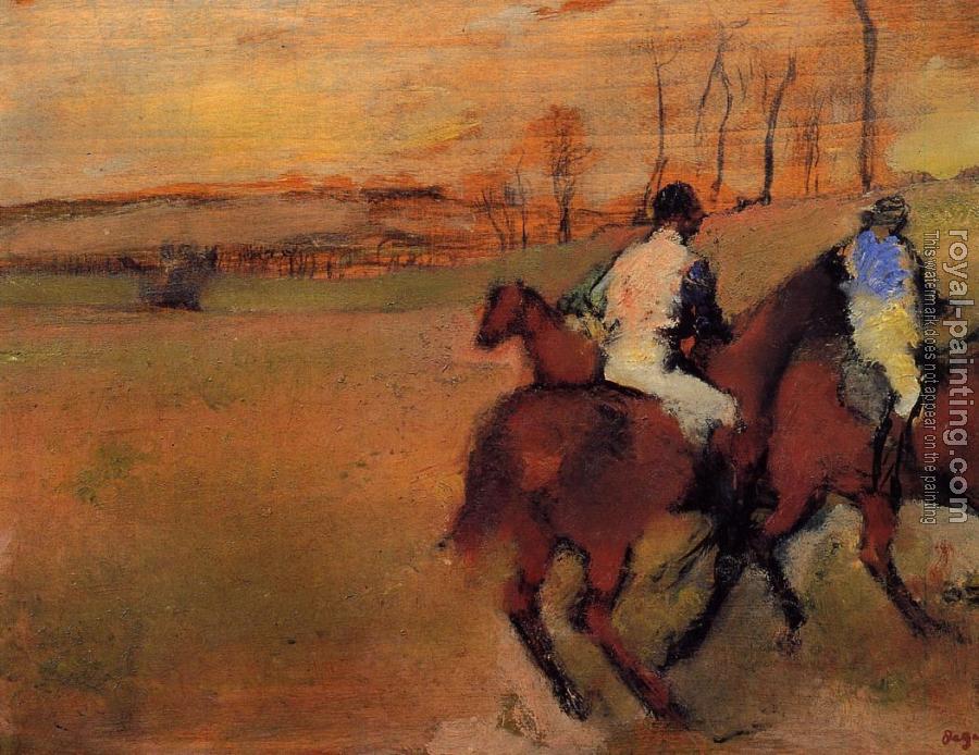 Edgar Degas : Horses and Jockeys